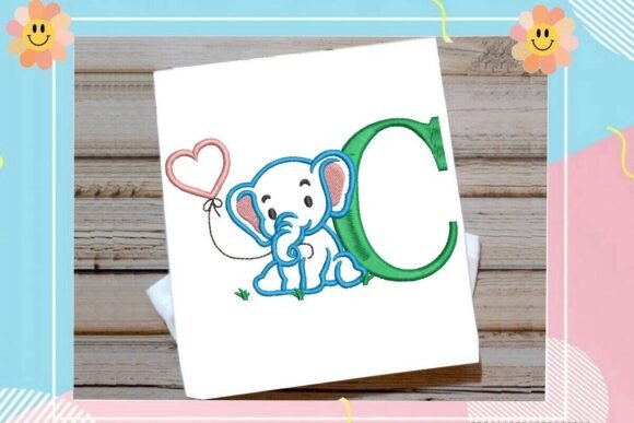 C Letter Cute Elephant Decor: Sweatshirt Review