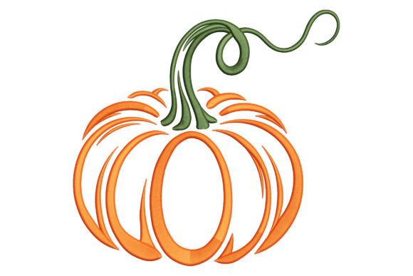 Fall Alphabet Pumpkin: An Embroidery Design Review
