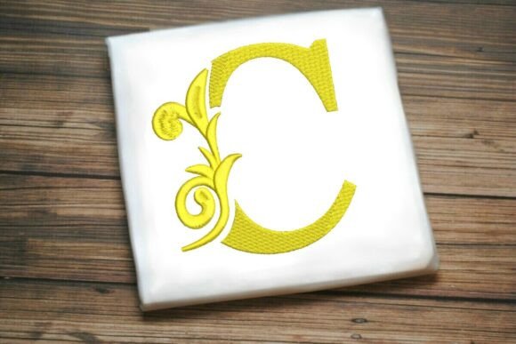 Flourished Leaf Monogram C: Craft Fair Review