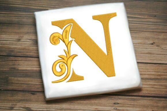 Flourished Leaf Monogram N: A Seasonal Design Review