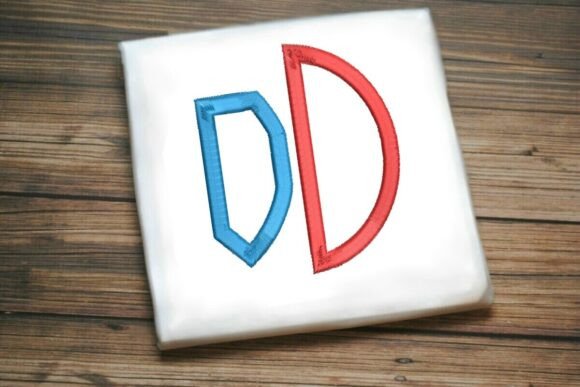 Geometric Split Letter Monogram D Review