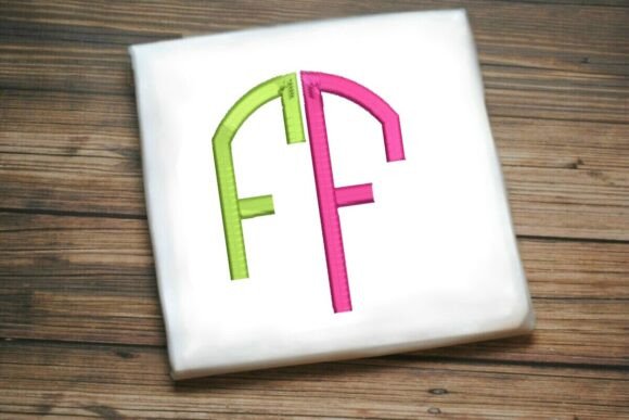 Geometric Split Letter Monogram F Review