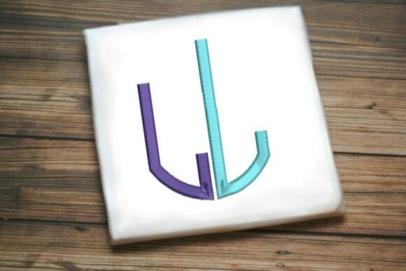Geometric Split Letter Monogram L Review