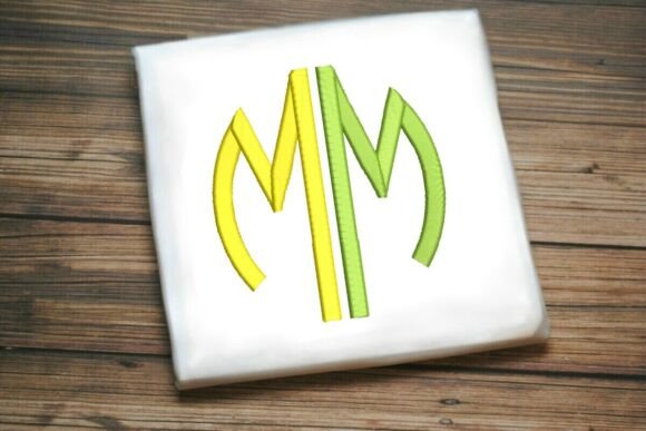Geometric Split Letter Monogram M Review