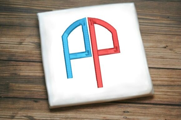 Geometric Split Letter Monogram P Review