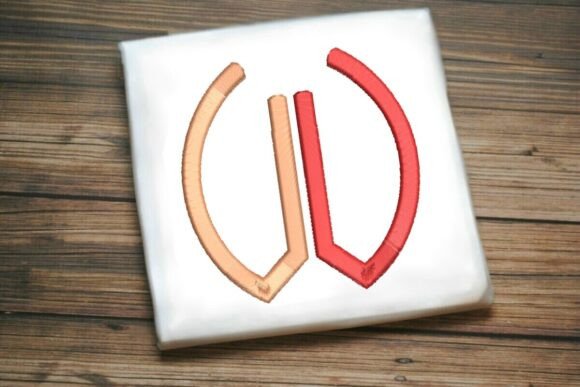 Geometric Split Letter Monogram U Review