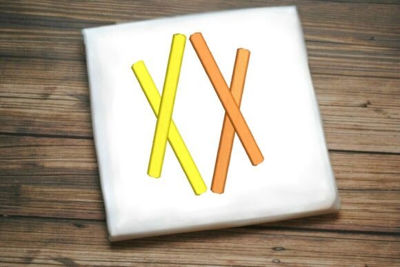 Geometric Split Letter Monogram X Review