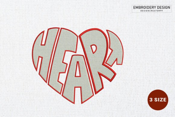 Heart Word Art Monogram: Sweatshirt Design Review