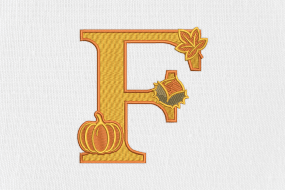 Letter F Autumn Monogram: A Designer’s Review