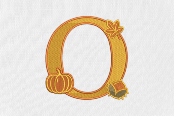 Letter O Autumn Monogram: A Seasonal Embroidery Review