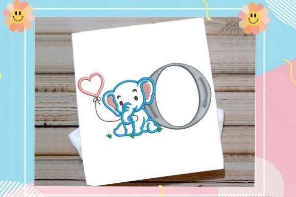 Letter O Cute Elephant Decor: A Designer Review