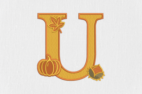 Letter U Autumn Monogram: A Designer Review