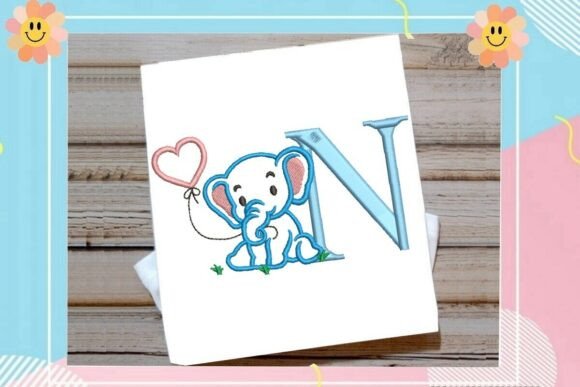 N Letter Cute Elephant Decor: Craft Fair Review