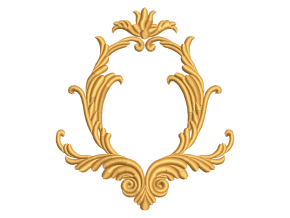 Ornate Baroque Monogram Frame: Holiday Review