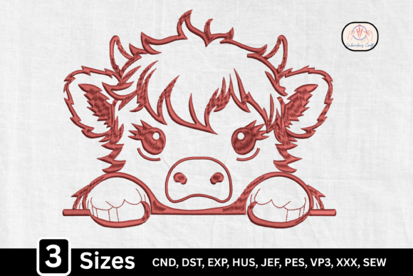Peeking Highland Cow: A Designer’s Stitch Review