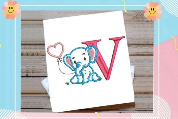 V Letter Cute Elephant Decor: Boutique Apparel Review