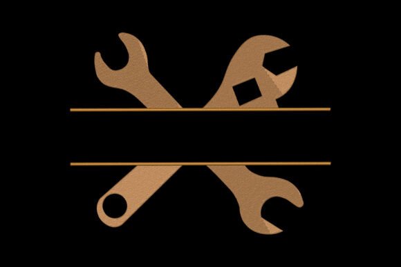 Wrench Cross Monogram for Boutique Apparel